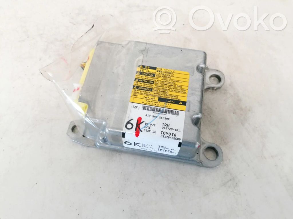 Unidad de control/módulo del Airbag   8917002600,8917002600,216728101,8917002600,8917002600