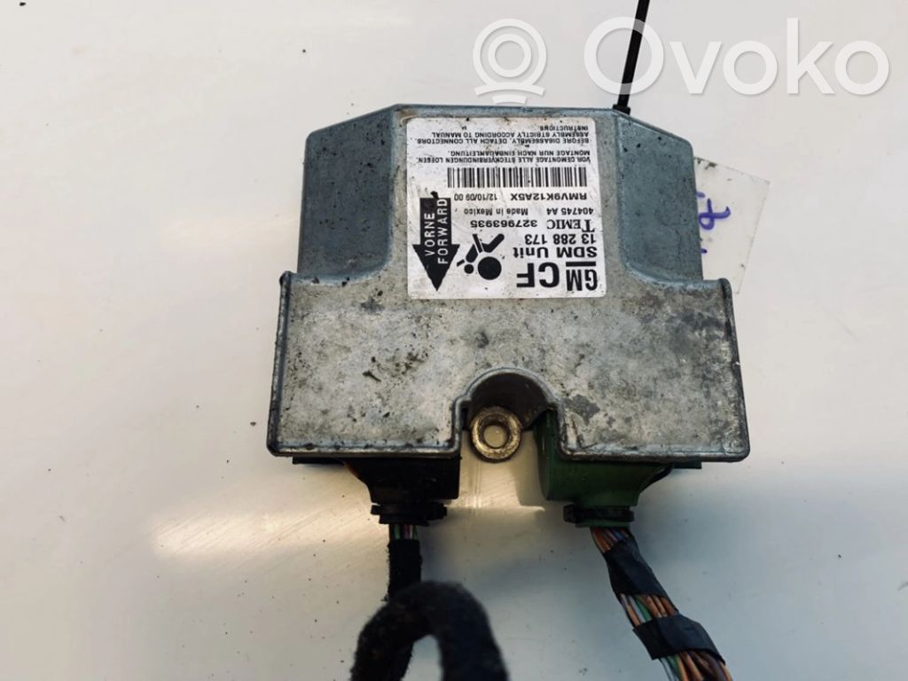 Centralina/modulo airbag   13288173,327963935,13288173,327963935