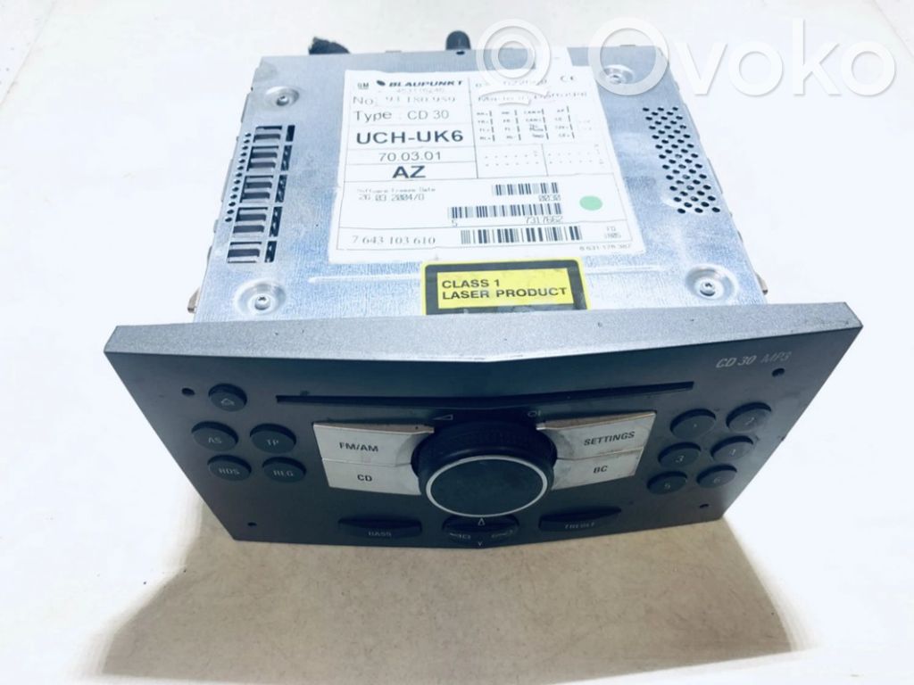 Opel Astra H Unità principale autoradio/CD/DVD/GPS 