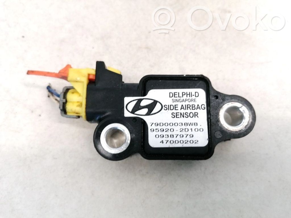 Sensor impacto/accidente para activar Airbag   959202D100,959202D100,47000202,959202D100,959202D100