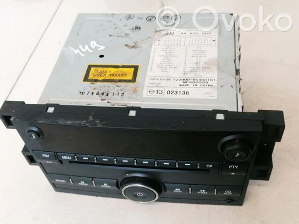 Panel / Radioodtwarzacz CD/DVD/GPS   96672509,E13023138,96672509,E13023138