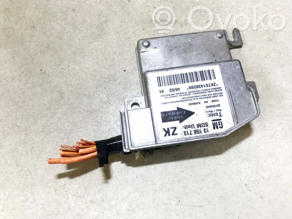 Opel Meriva A Centralina/modulo airbag