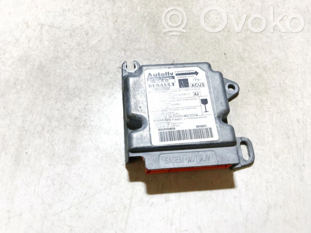 Centralina/modulo airbag   8200117652,600639500,600639500,8200117652