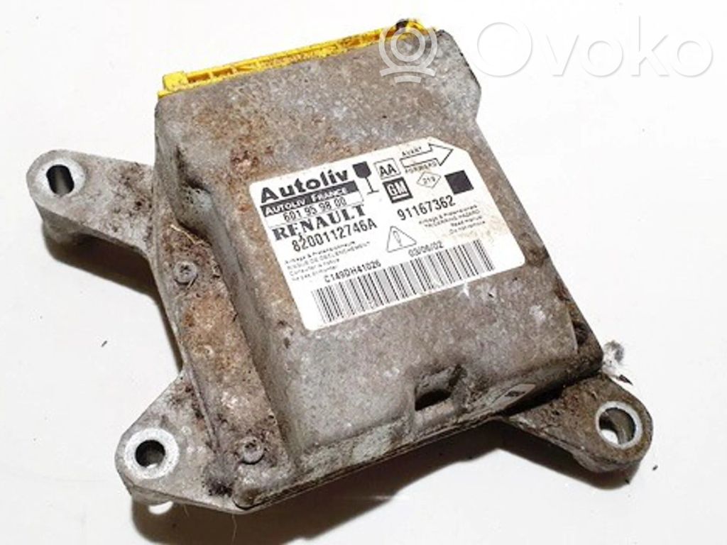 Renault Trafic II (X83) Centralina/modulo airbag 