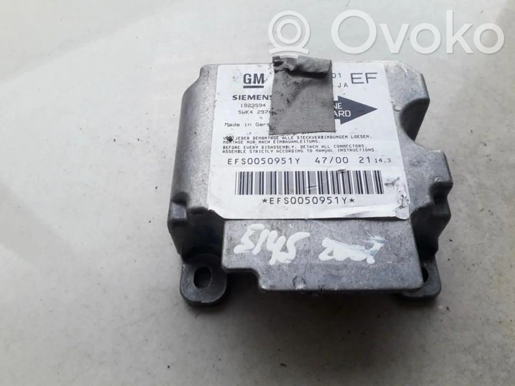 Unidad de control/módulo del Airbag   24420101,1923594,1923594,24420101,5WK42974
