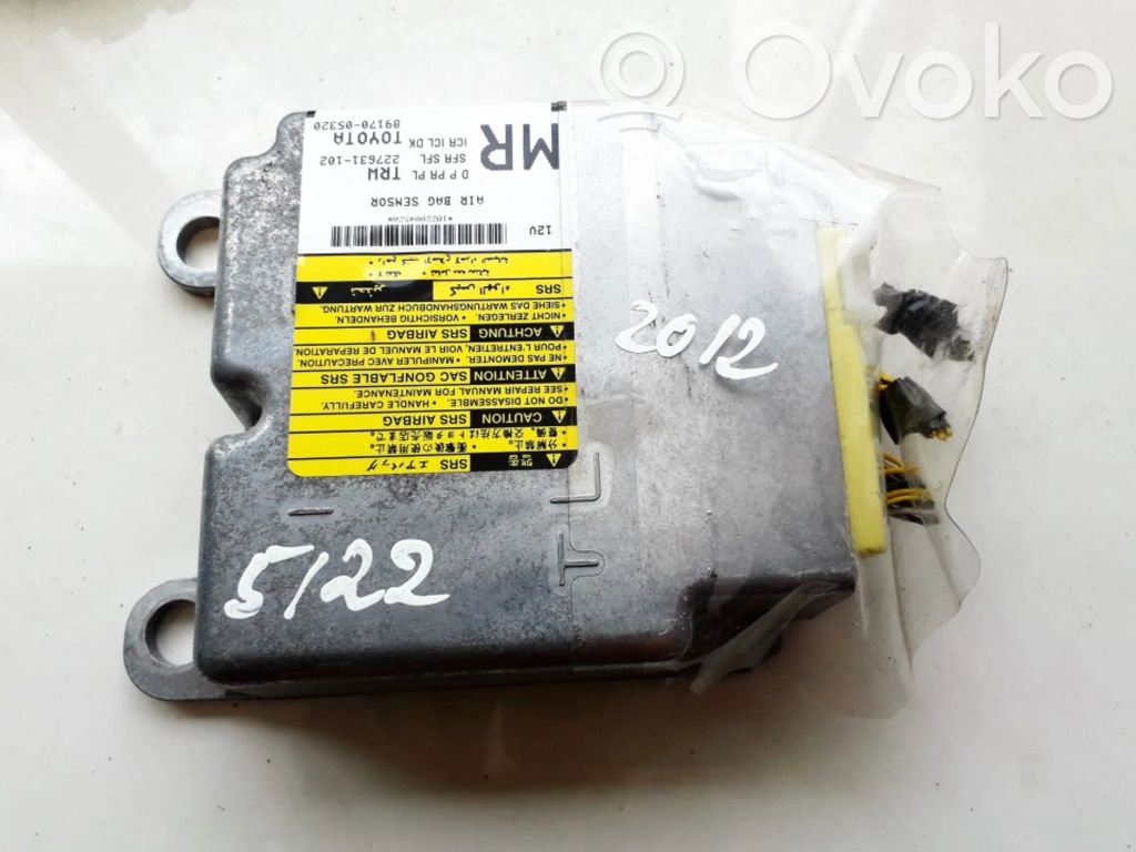 Toyota Avensis T270 Unitate/modul de comandă airbaguri