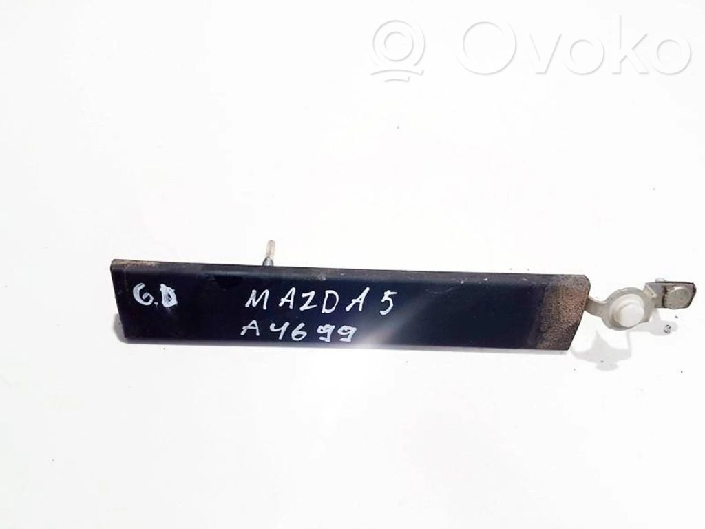 Mazda 5 Rivestimento modanatura del vetro della portiera posteriore 