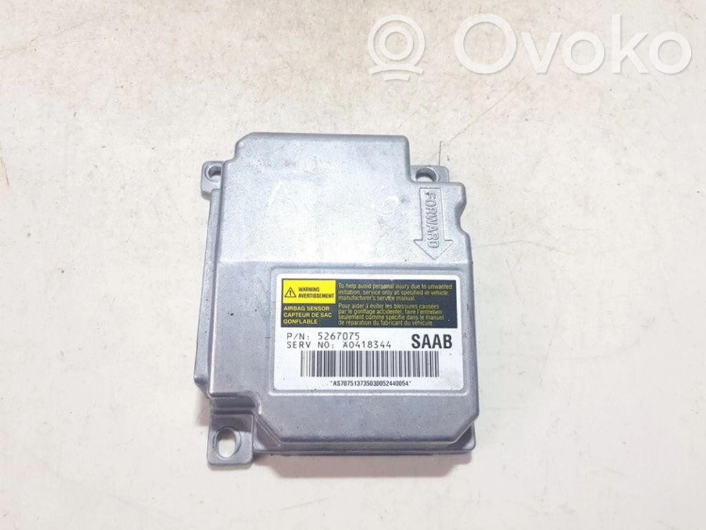 Airbag control unit/module   5267075,A0418344,5267075,A0418344