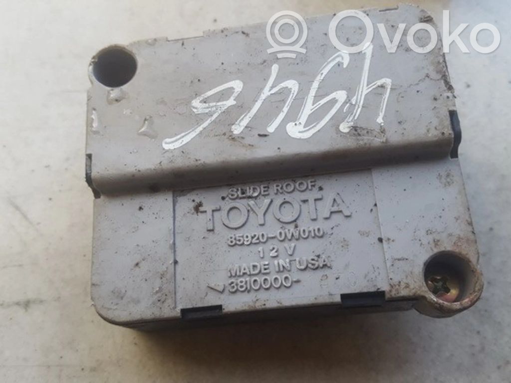 Alte unități/module de control   859200W010,859200W010,3810000,859200W010,859200W010