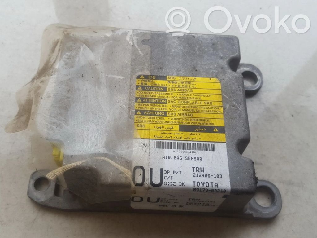 Toyota Yaris Unitate/modul de comandă airbaguri 