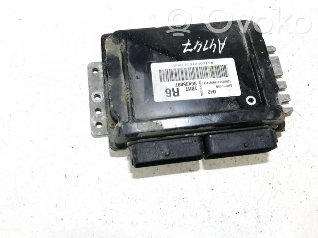 Engine control unit/module   96435897,5WY1E09B,1E09B161110081,5WY1E09B,96435897