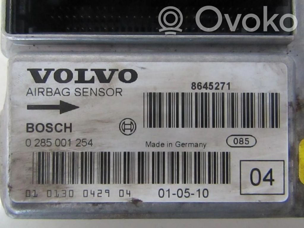 Volvo S80 Centralina/modulo airbag 