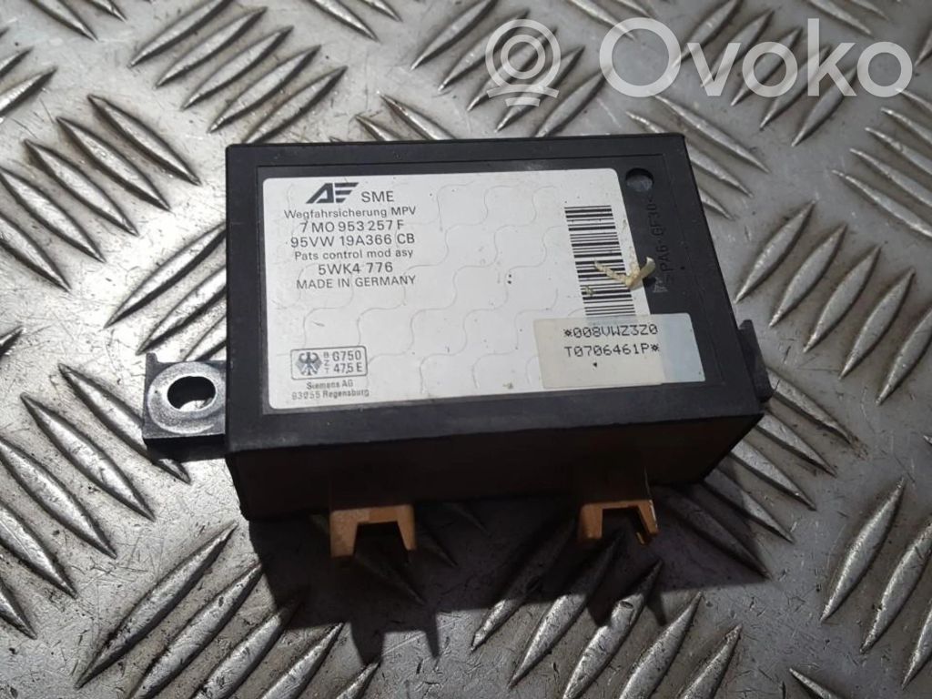 Centralina/modulo immobilizzatore   7M0953257F,5WK4776,7M0953257F,95VW19A366CB