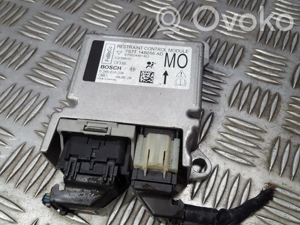 Centralina/modulo airbag   7S7T14B056AD,0285010228,0285010228,7S7T14B056AD