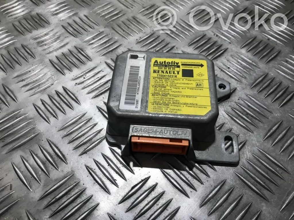 Centralina/modulo airbag   7700415231K,550509900,550509900,7700415231K