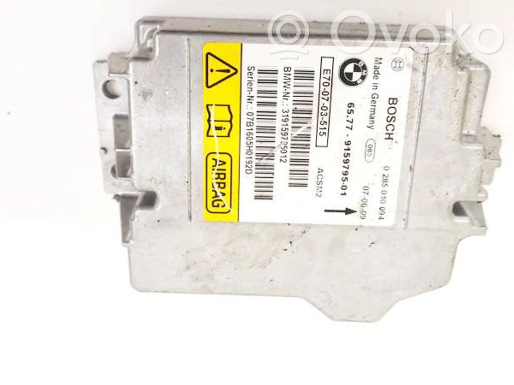 BMW X5 E70 Airbag control unit/module 