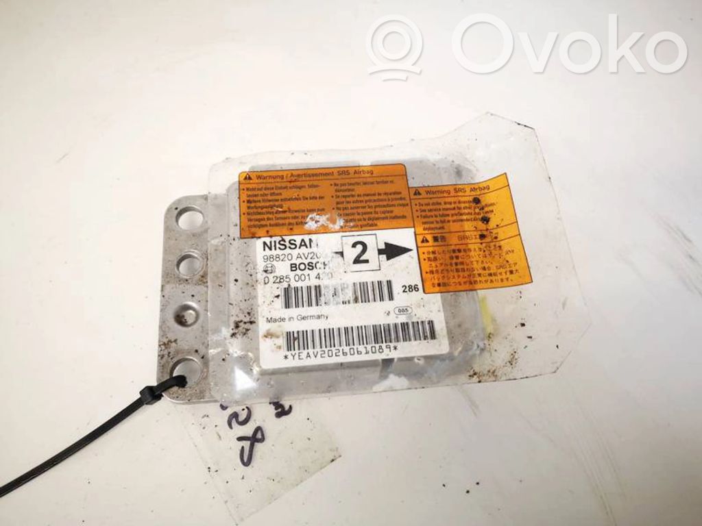 Czujnik uderzenia Airbag   89920AV800,0285001420,0285001420,89920AV800