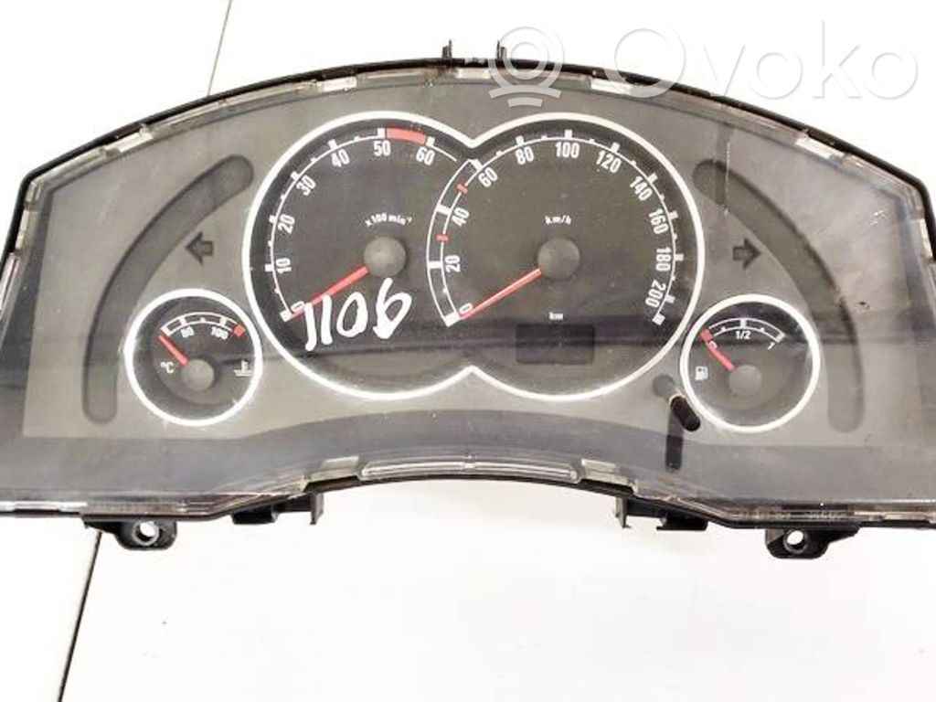Opel Meriva A Vitezometru (grup de instrumente) 