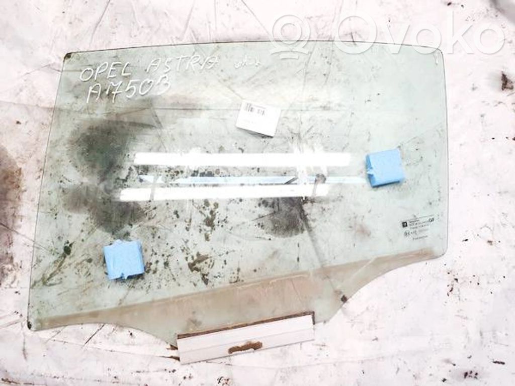 Opel Astra G Vetro del finestrino della portiera posteriore