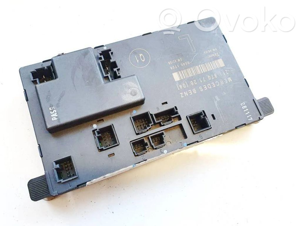 Unidad de control/módulo de la puerta   2118707126,00401708,00401708,2118707126