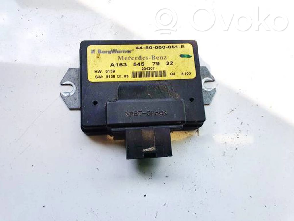 Mercedes-Benz ML W163 Unidad de control/módulo de la caja de transmisión diferencial