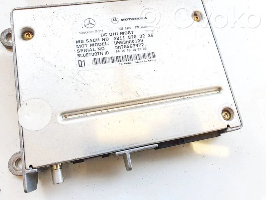 Sonstige Steuergeräte / Module   A2118703226,DM70563977,A2118703226,DM70563977