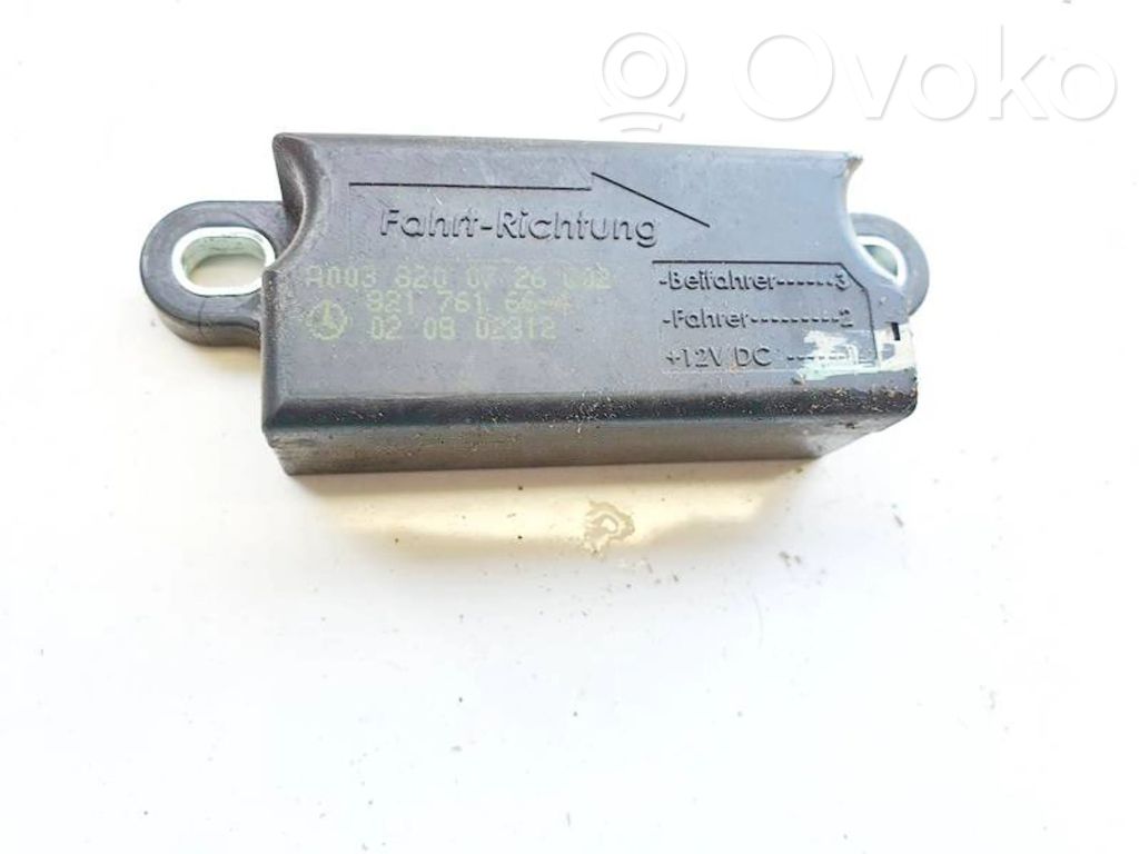 Mercedes-Benz CLS C219 Sensore d’urto/d'impatto apertura airbag