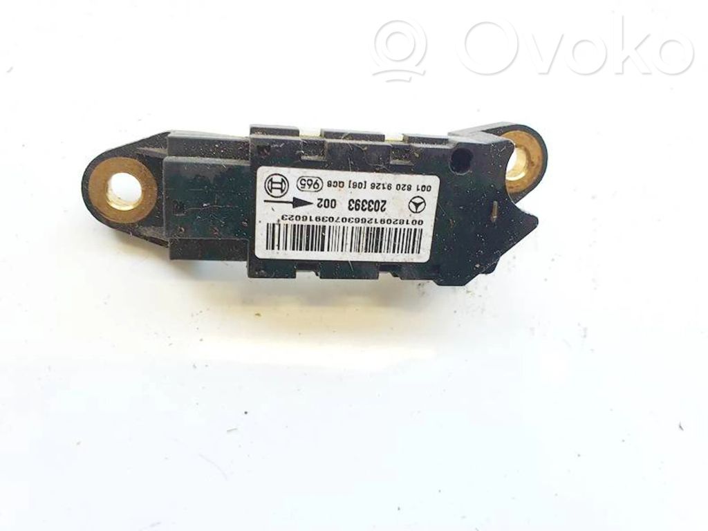Mercedes-Benz C W203 Sensore d’urto/d'impatto apertura airbag