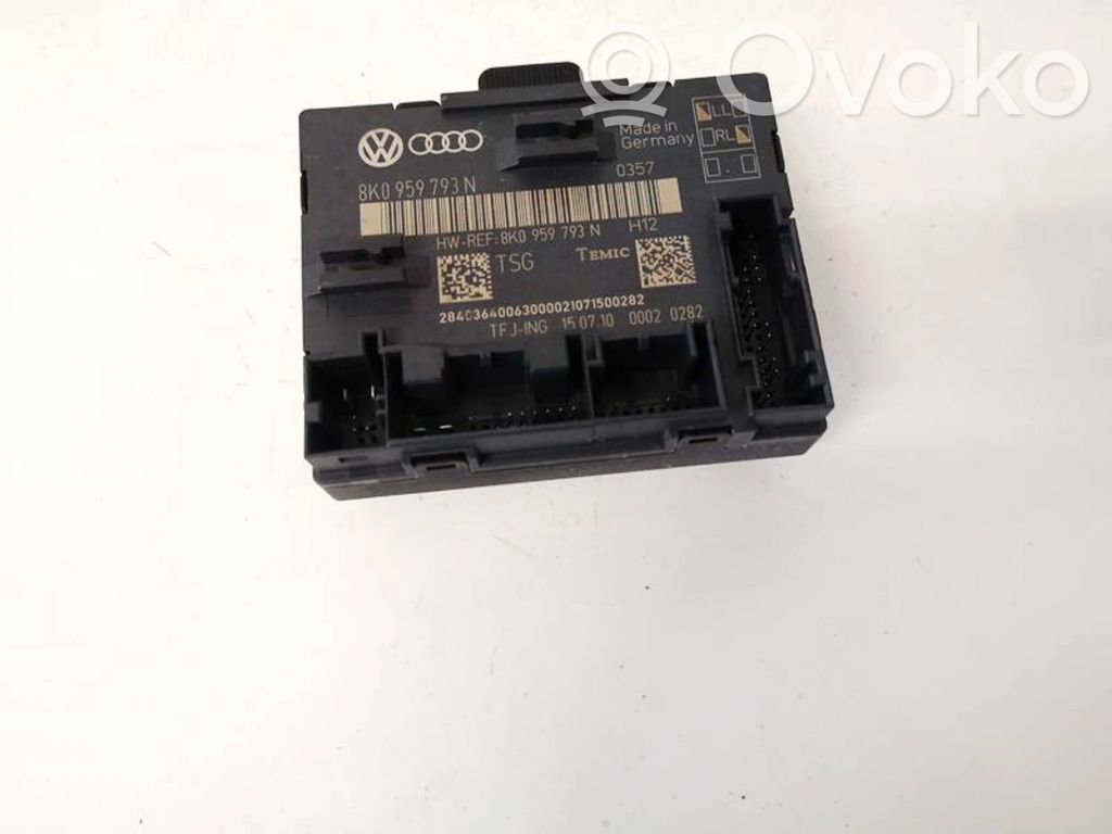 Unité de commande module de porte   8K0959793N,8K0959793N,8K0959793N