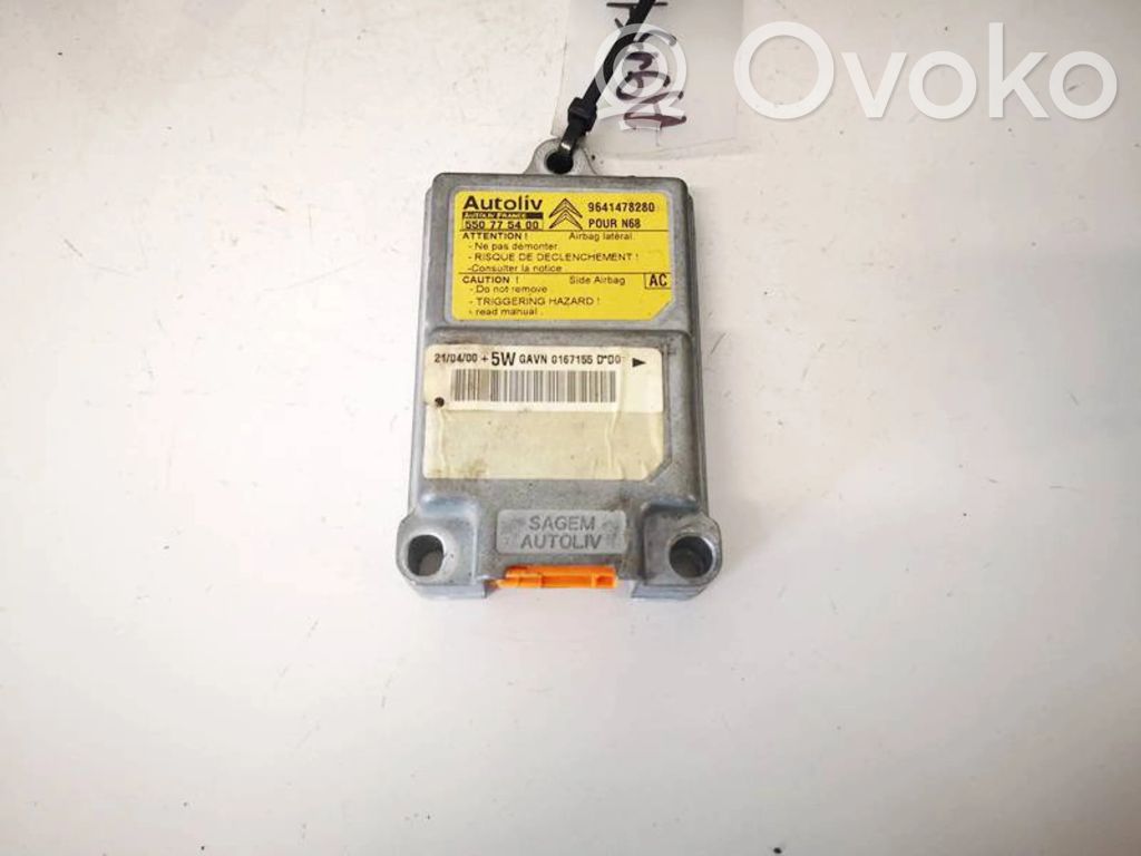 Citroen Xsara Picasso Unitate/modul de comandă airbaguri 