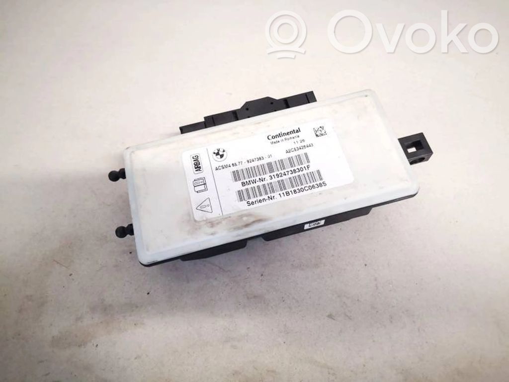 BMW X3 F25 Centralina/modulo airbag 