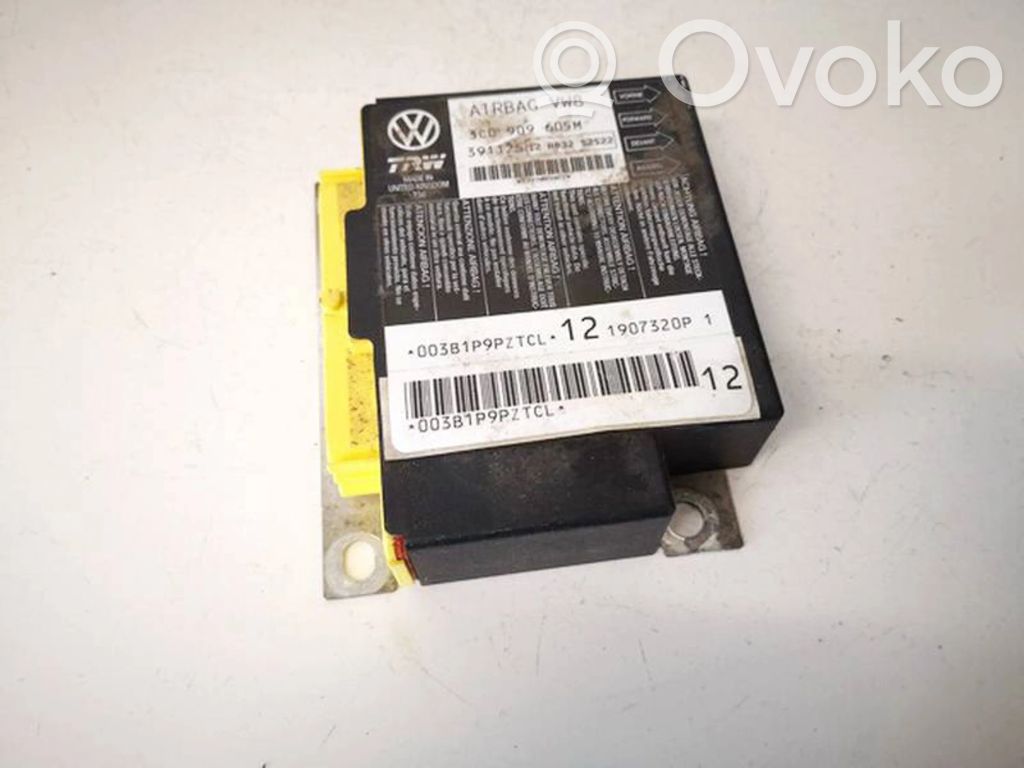 Volkswagen PASSAT B6 Centralina/modulo airbag 