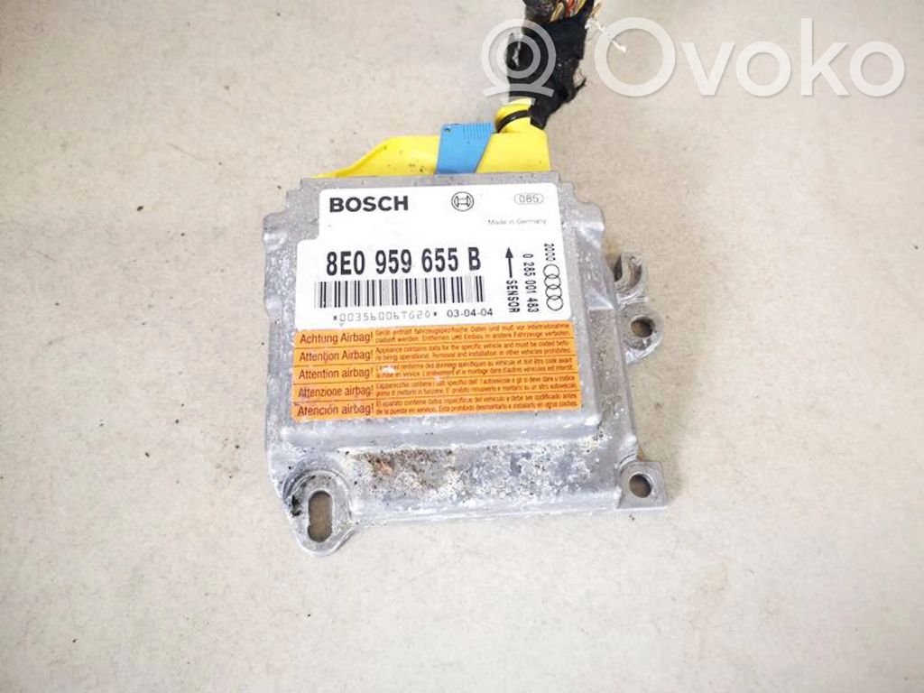 Unidad de control/módulo del Airbag   8E0959655B,0285001483,0285001483,8E0959655B