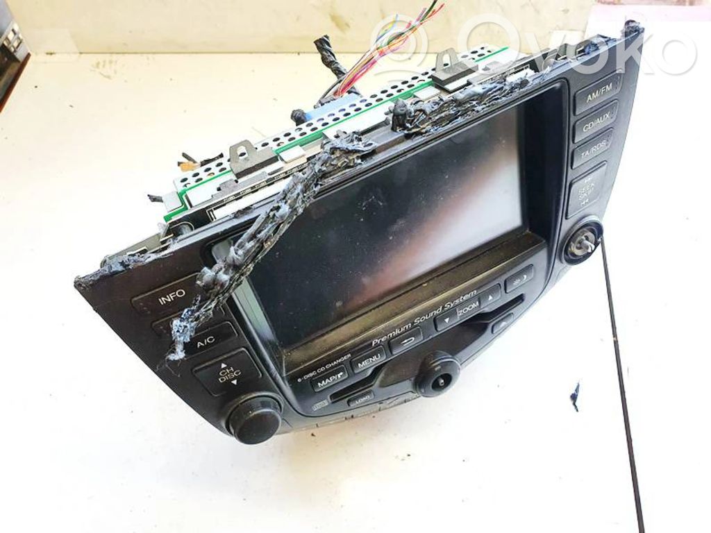Honda Accord Panel / Radioodtwarzacz CD/DVD/GPS 