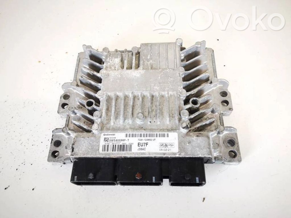 Engine control unit/module   7G9112A650VF,7G9112A650VF,5WS40596FT,7G9112A650VF,7G9112A650VF
