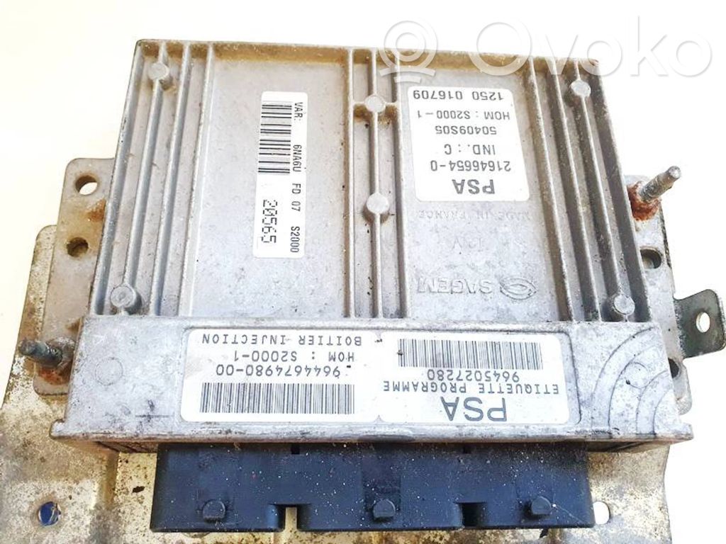 Citroen Xsara Picasso Engine control unit/module 