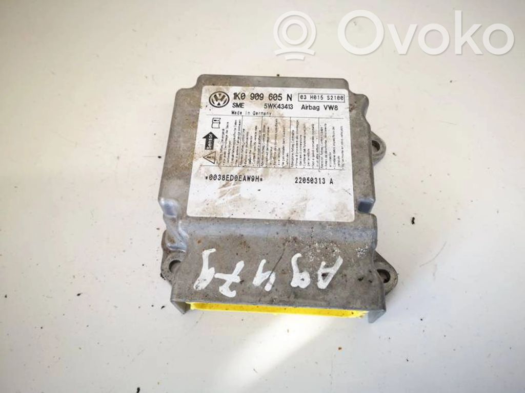 Volkswagen Golf Plus Unitate/modul de comandă airbaguri 