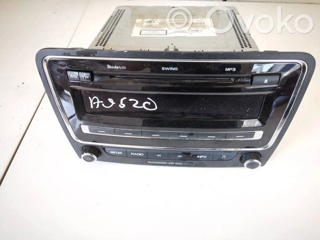 Skoda Superb B6 (3T) Unitate principală radio/CD/DVD/GPS 
