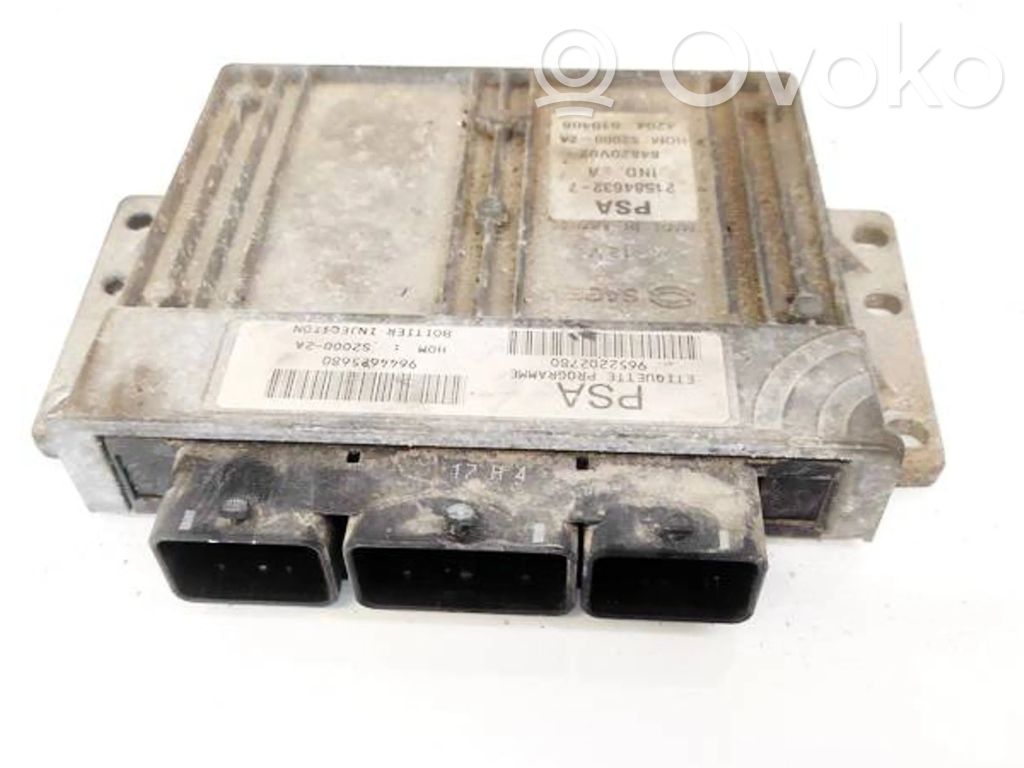 Peugeot 206 Unidad de control/módulo del motor 