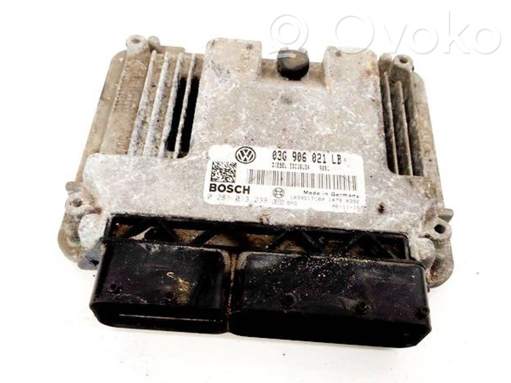 Skoda Octavia Mk2 (1Z) Unitate/modul de control motor