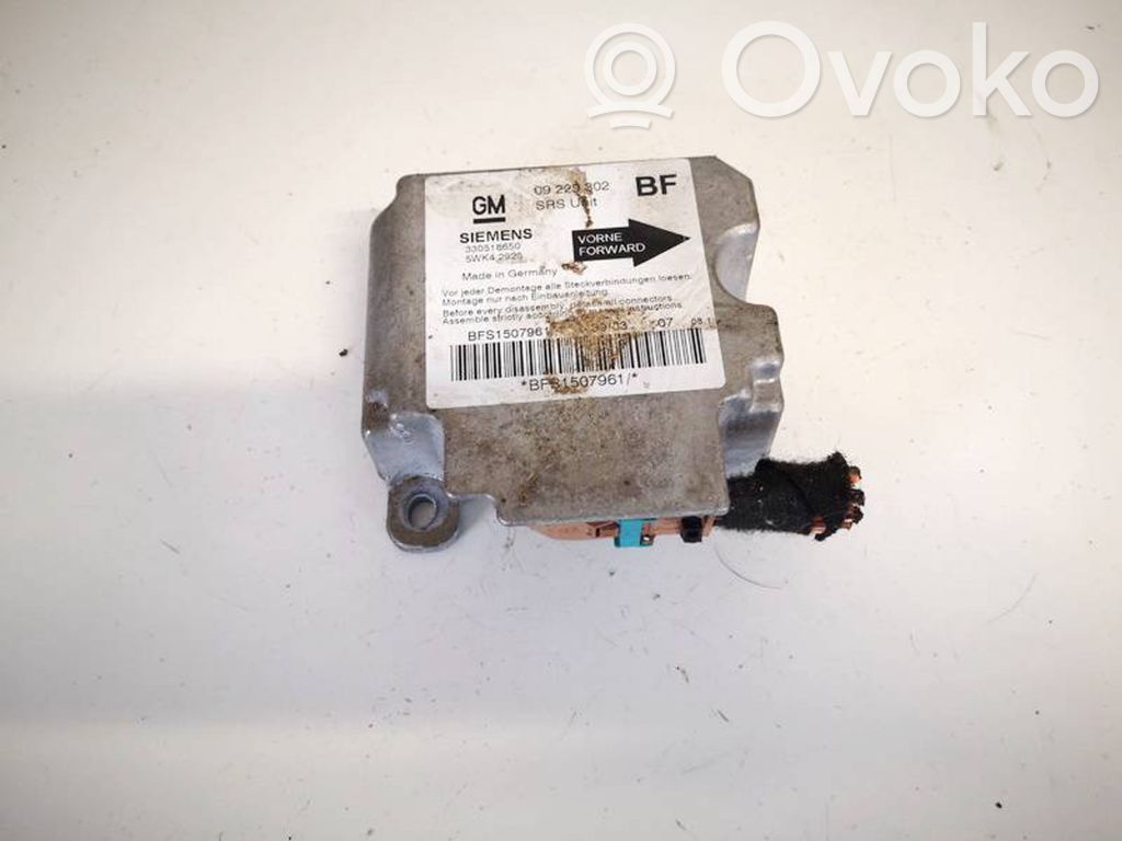Sterownik / Moduł Airbag   09229302,5WK42925,09229302,5WK42925