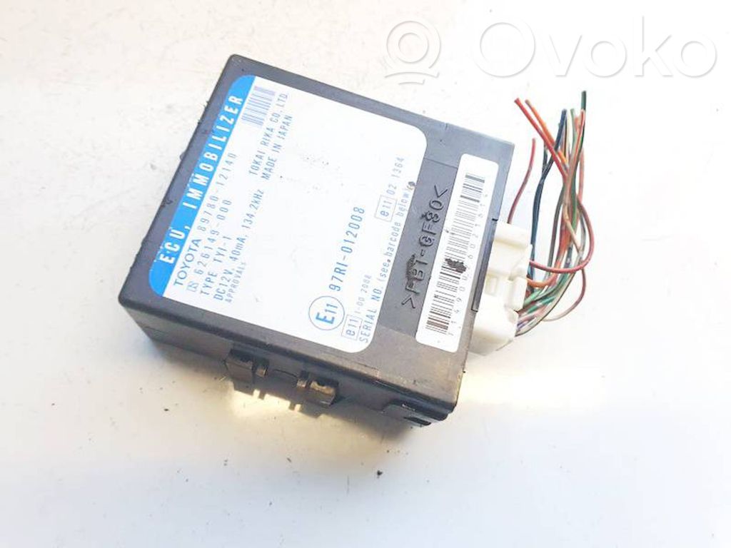 Toyota Corolla E120 E130 Unitate/modul comandă imobilizator 