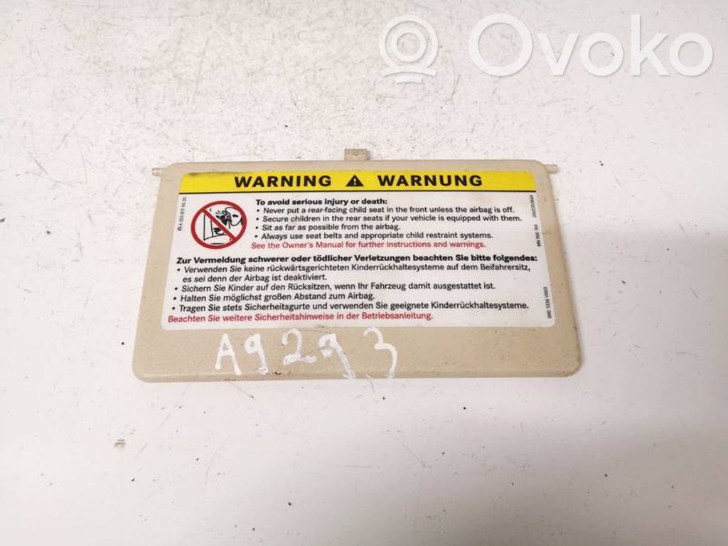 Mercedes-Benz CLS C219 Inne części wnętrza samochodu 