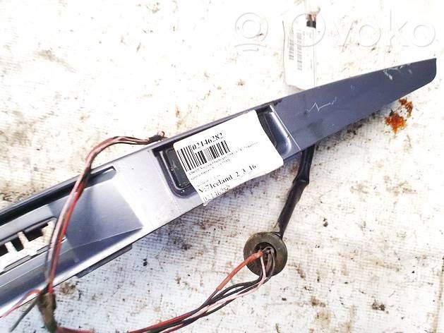 Nissan Qashqai Éclairage de plaque d'immatriculation