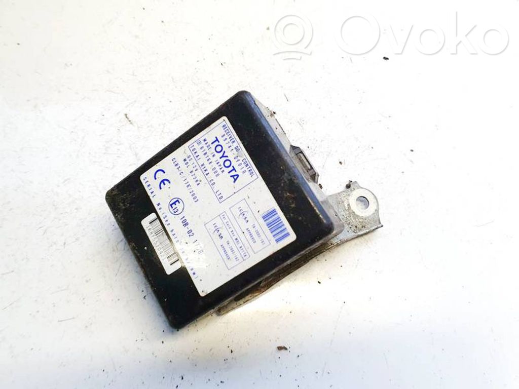 Toyota Corolla Verso E121 Unidad de control/módulo inmovilizadora 