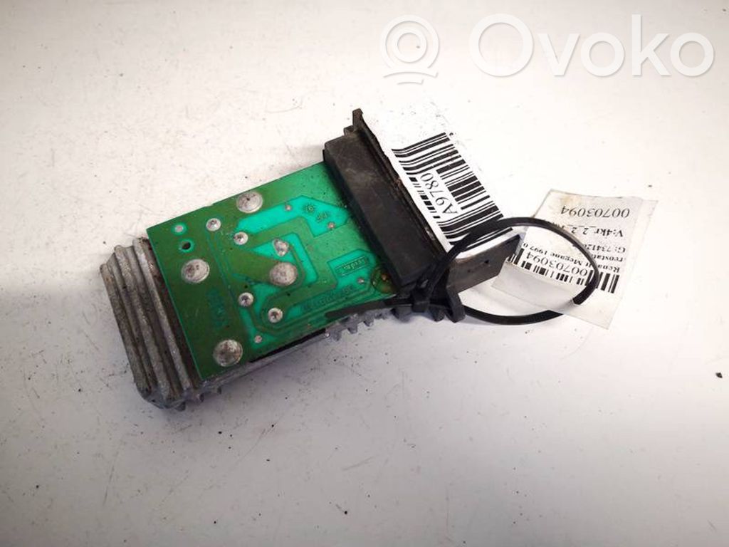 Renault Scenic I Motor aerotermă/rezistor ventilator