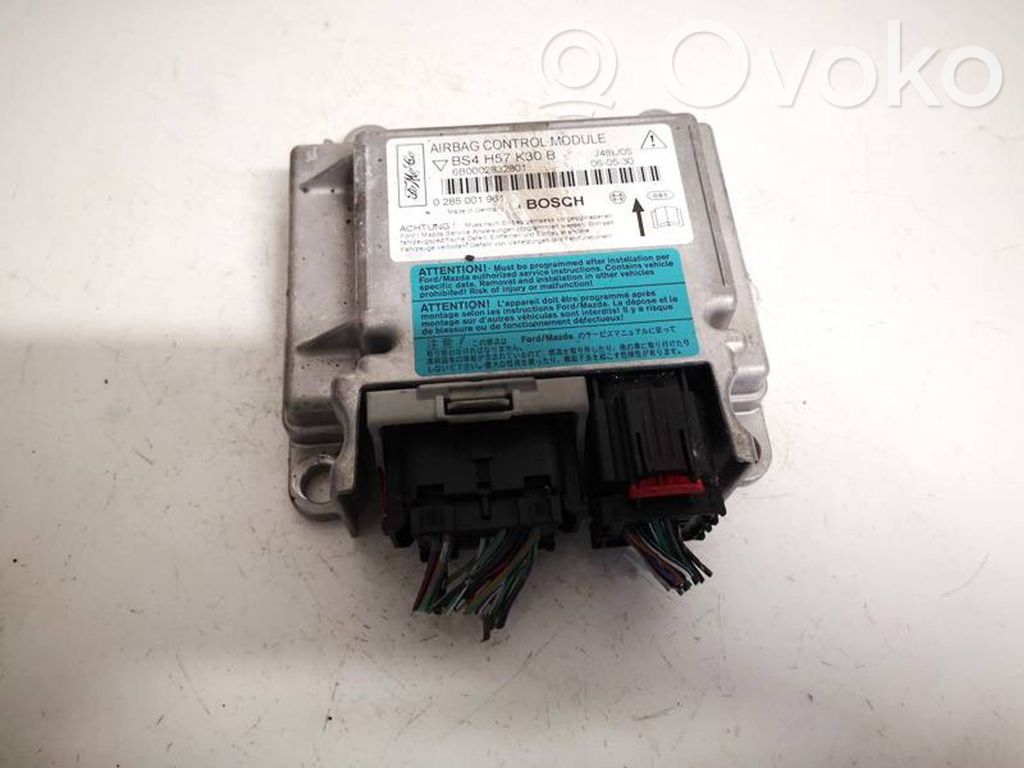 Unidad de control/módulo del Airbag   BS4H57K30B,0285001961,0285001961,BS4H57K30B