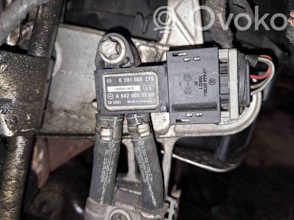 Mercedes-Benz E W212 Sensore di pressione dei gas di scarico