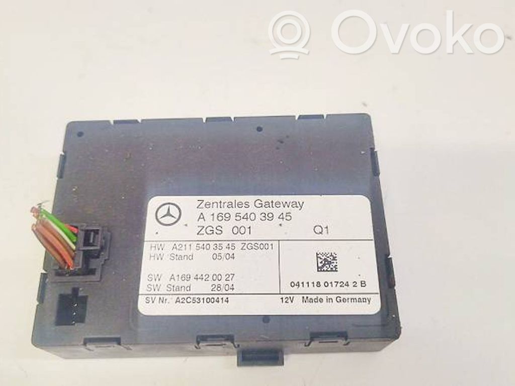 Autres unités de commande / modules   A1695403945,ZGS001,A1695403945,ZGS001