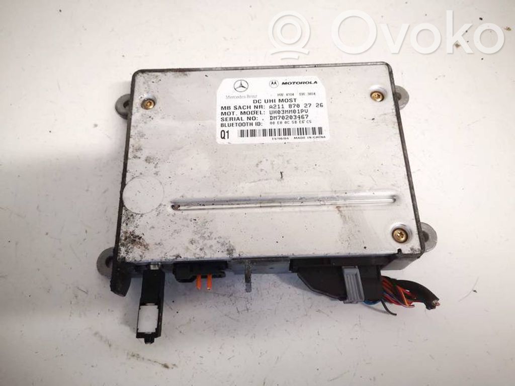 Centralina/modulo bluetooth   A2118702726,A2118702726